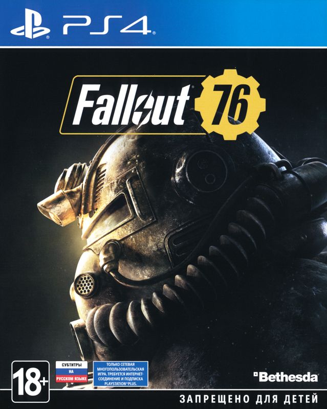 Fallout 76 box art for Playstation 4